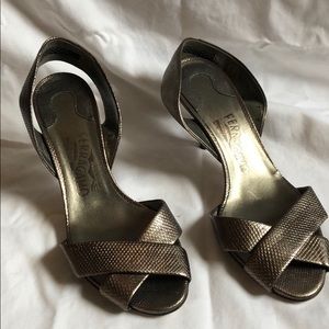 Ferragamo kitten heel sandal